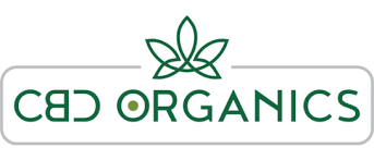 Logo de la tienda de CBD Organics en color verde