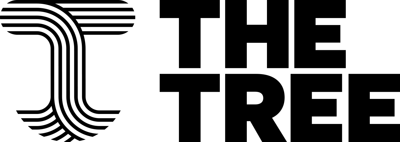 Logo The Tree con letras negras